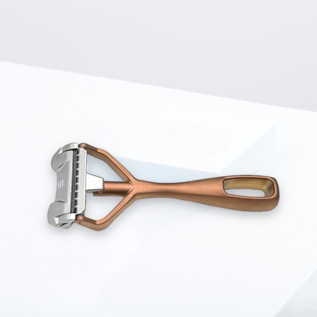 Reisegröße: SHAVENT Compact 1.0, die handliche Metallrasur für Reise / Dusche - Matte Bronze (+9€)