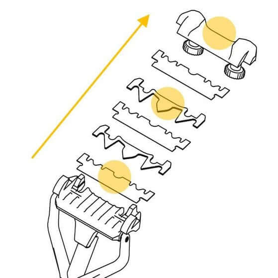 Tamaño de viaje: SHAVENT Compact, la práctica afeitadora metálica para viaje/ducha - SHAVENT - Maquinilla de afeitar