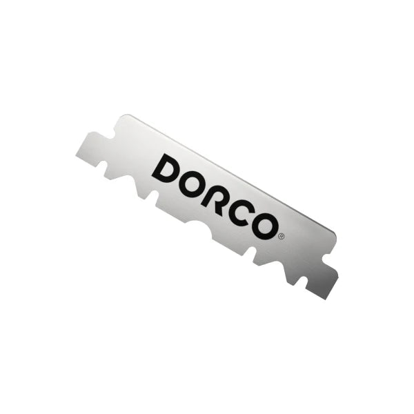 DORCO Blue Single Edge Halbklingen, doppelseitige Rasierklinge aus Edelstahl, ideal für präzise Rasuren mit SHAVENT Schwingkopfrasierer, langlebig und hautschonend.
