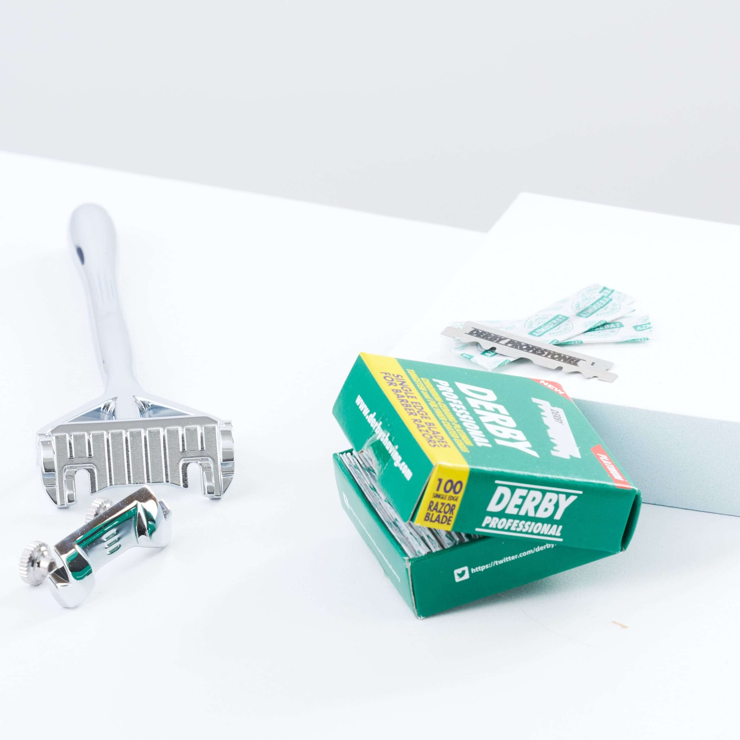 SHAVENT Original Rasierer Reise-Set mit Ledertasche - SHAVENT - Razor