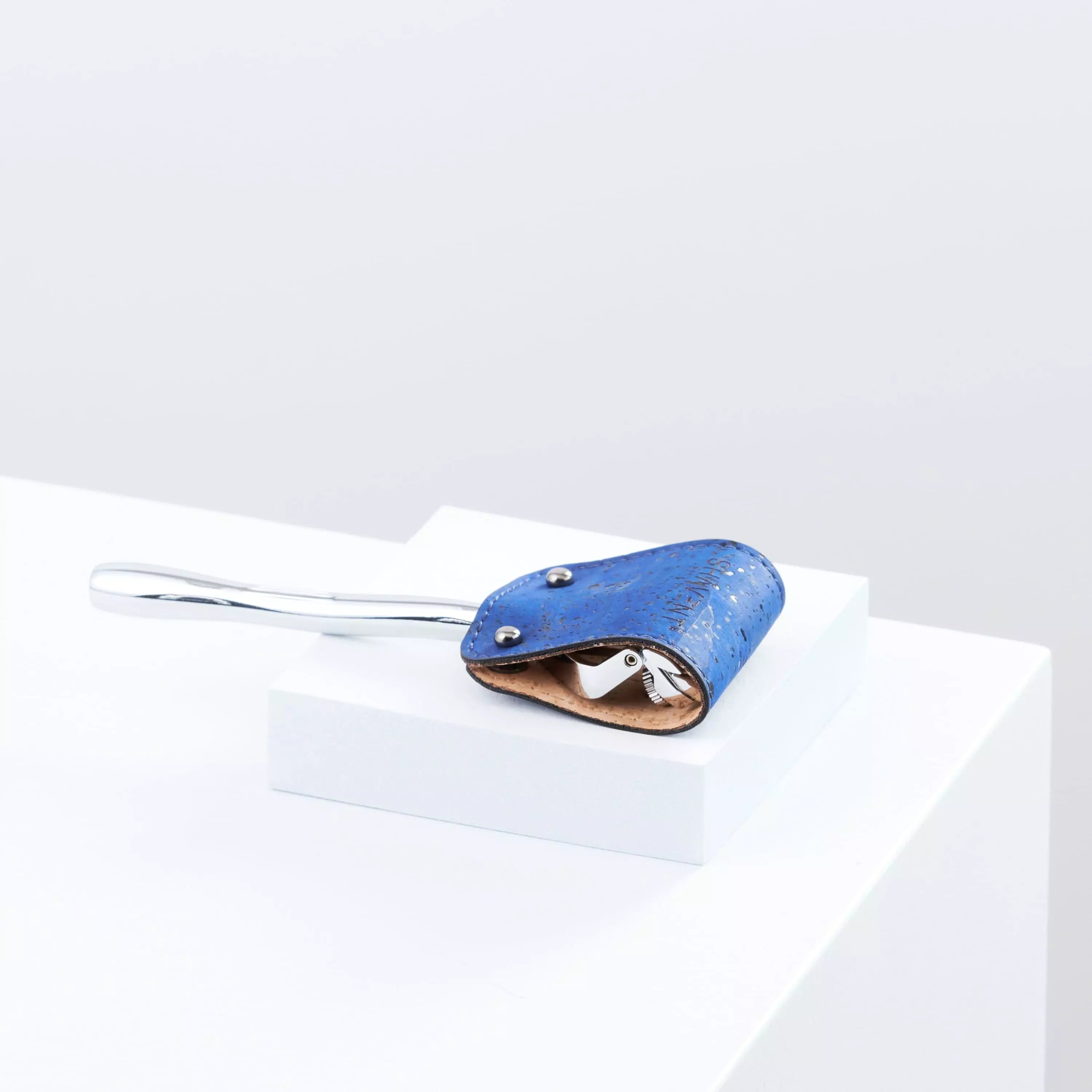 SHAVENT Klingenschutz aus Kork - Cobalt Blue
