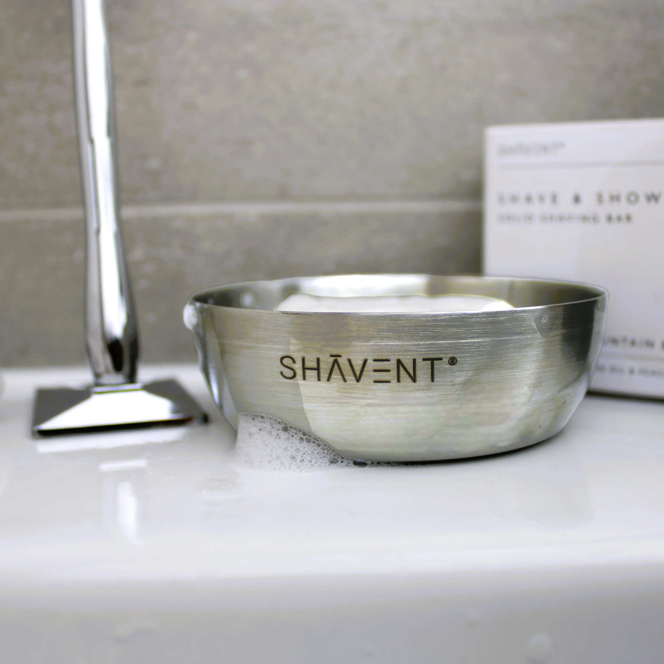 SHAVENT Rasierschale - Seifenschale aus elegantem Metall - Default Title