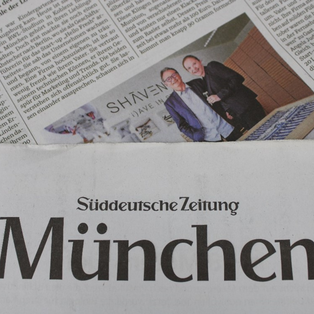 SHAVENT in der Süddeutsche Zeitung