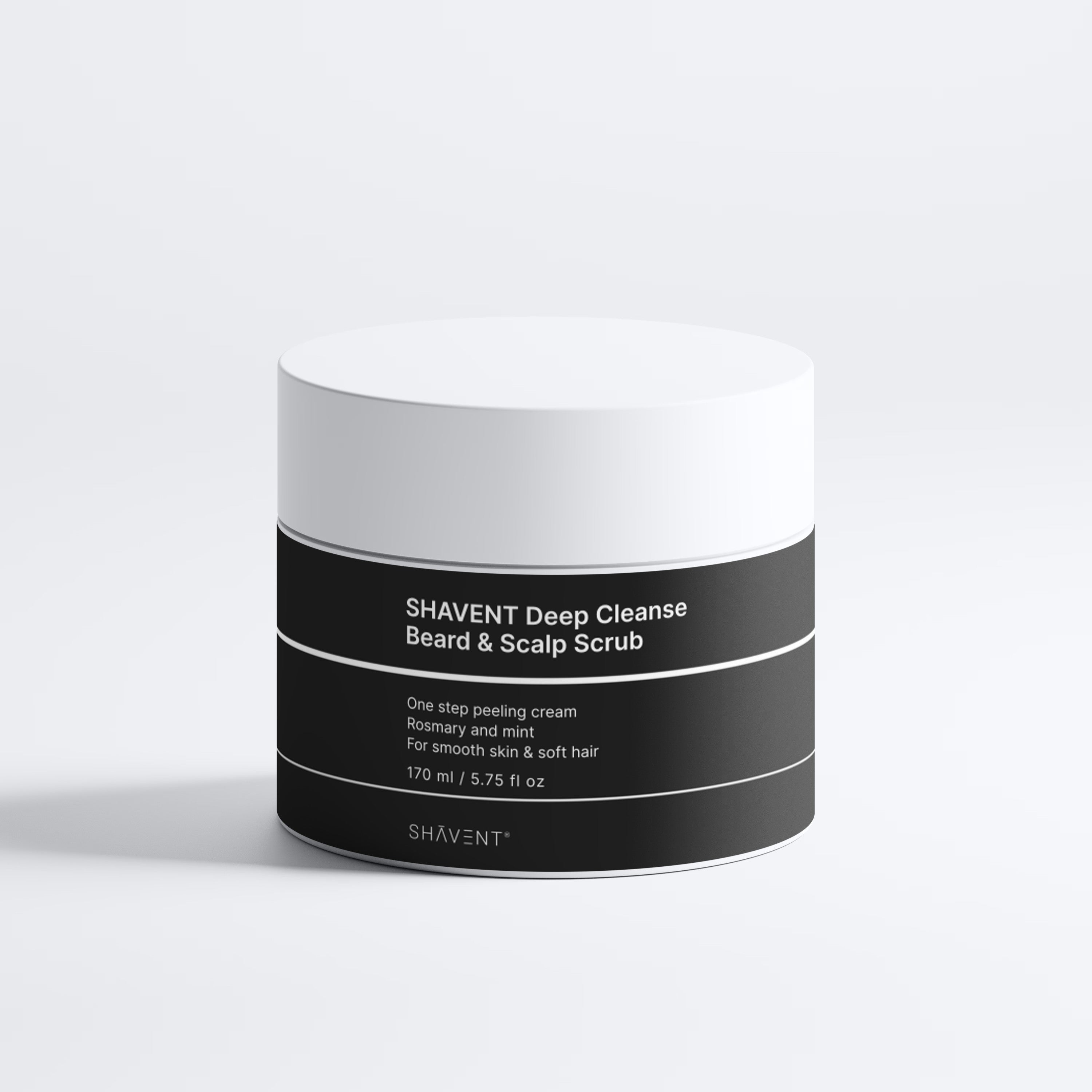 NEU: SHAVENT Deep Cleanse Beard & Scalp Scrub - Bart Peeling, perfekt gegen Hautschüppchen